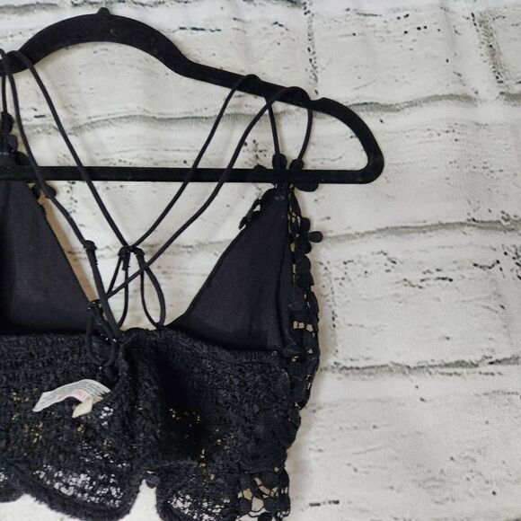 Intimately Free People Miss Dazie Bralette Black Size Small - Picture 7 of 10